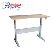 China Manufactory Hydraulic Height Adjustable Standing Office Desk, Gas Spring Stand up Desk with Folding Legs/